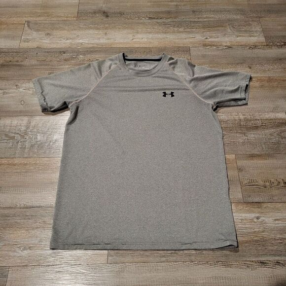 Under Armour Heat Gear Loose Fit Crew Neck Tee Shirt Mens Size Small - Picture 1 of 5